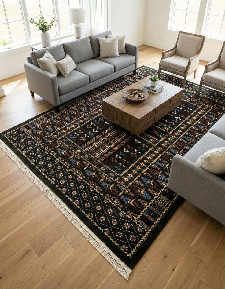 Detail image of 6' x 9' Bokhara Rug