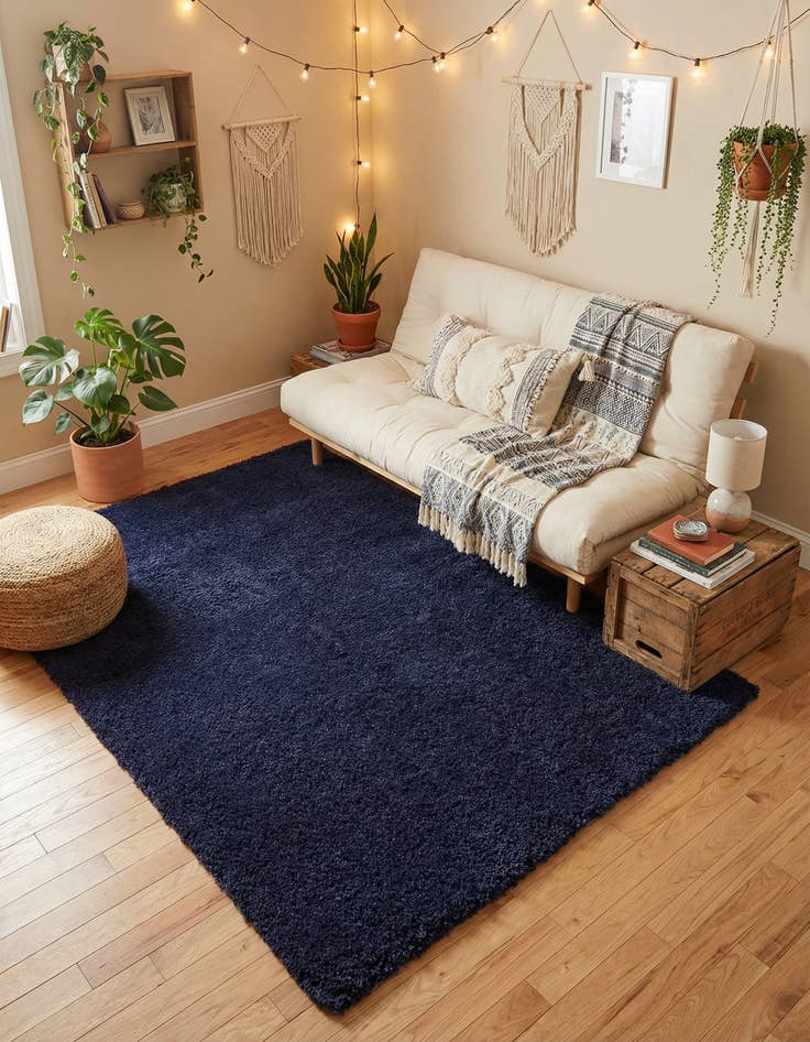 Detail image of 4' x 6' Solid Shag Rug