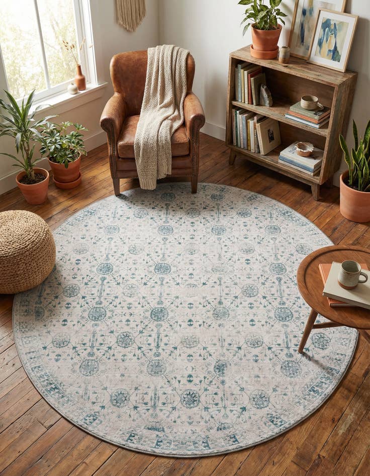 Detail image of 7' 6 x 7' 6 Timeless Round Rug