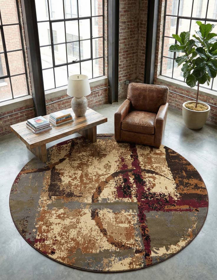 Detail image of 7' 10 x 7' 10 Cafe Round Rug