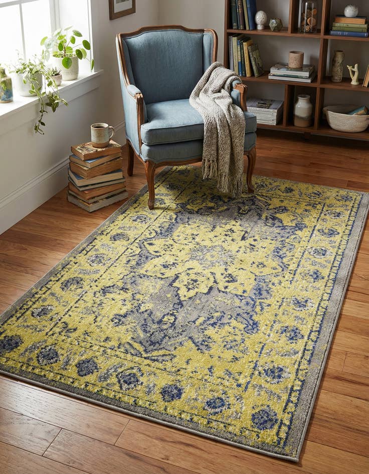 Detail image of 3' 3 x 5' 3  Washable Palazzo Rug