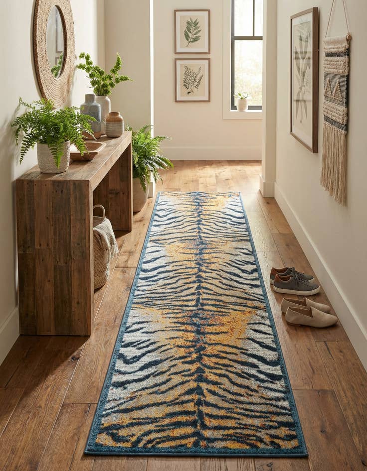 Detail image of 2' x 8' Kamala Washable Runner Rug