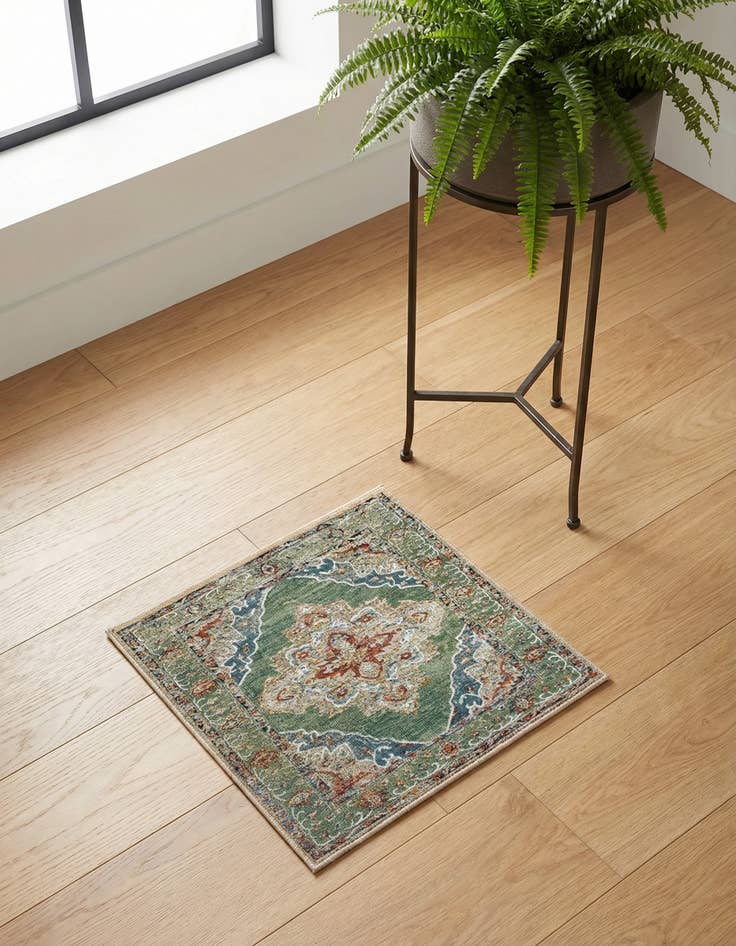 Detail image of 1' 4 x 1' 4 Isabella Sample Rug