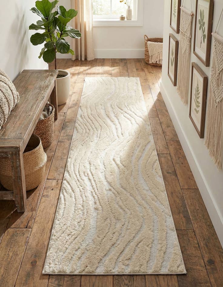 Detail image of  2' x 8' Sepia Runner Rug