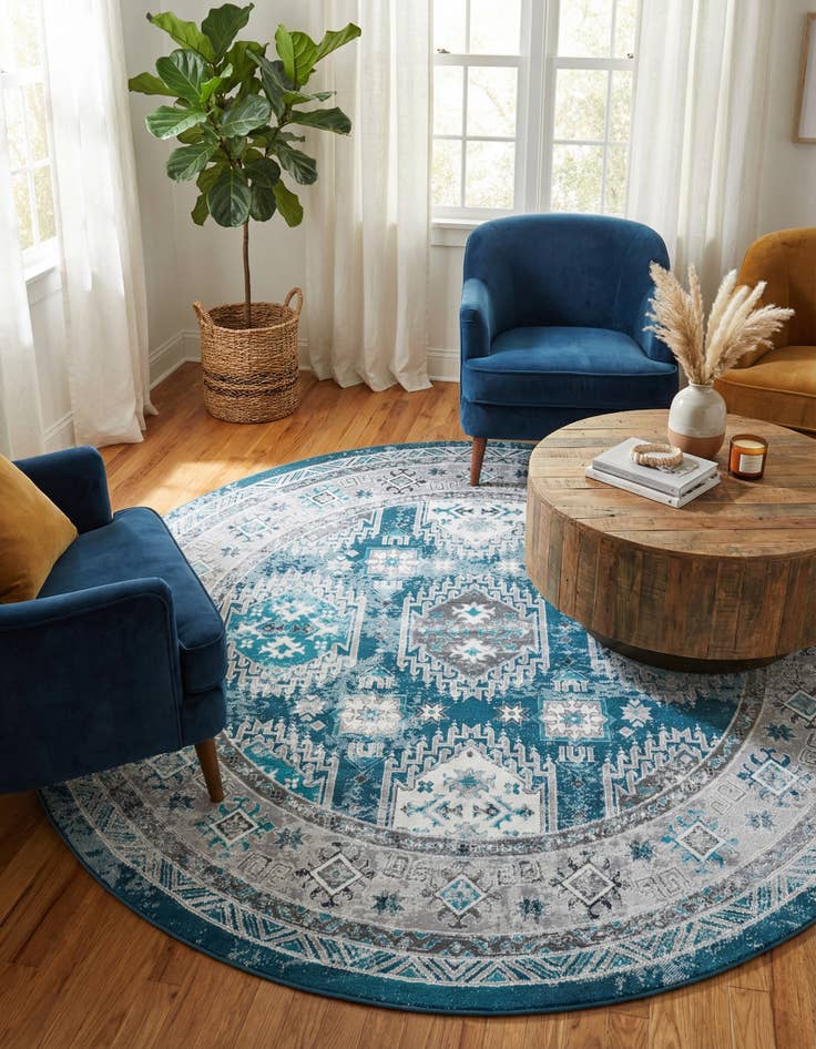 Detail image of 8' x 8' Aarhus Round Rug