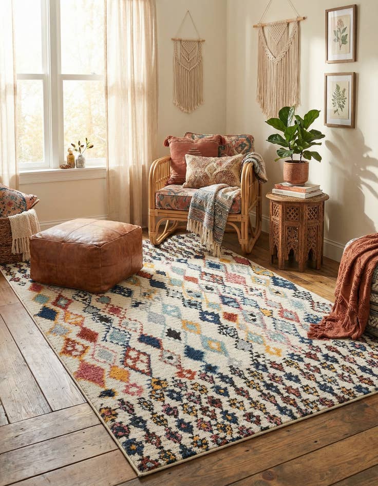 Detail image of 4' x 6' Morocco Rug