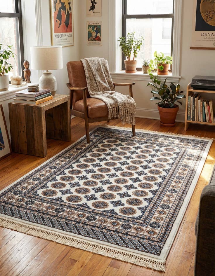 Detail image of 4' x 6' Bokhara Rug