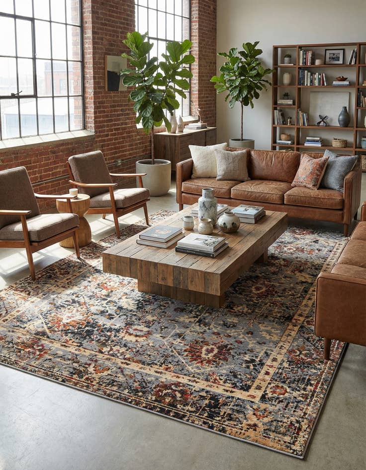 Detail image of 7' 10 x 10' Saturn Rug