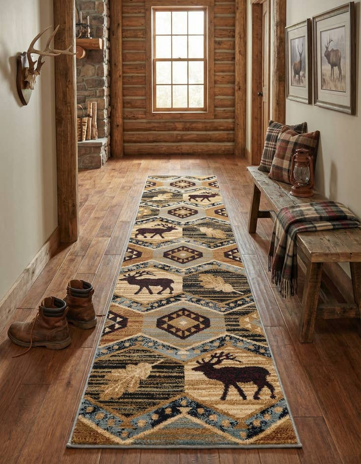 Detail image of 2' x 10' Pioneer Runner Rug