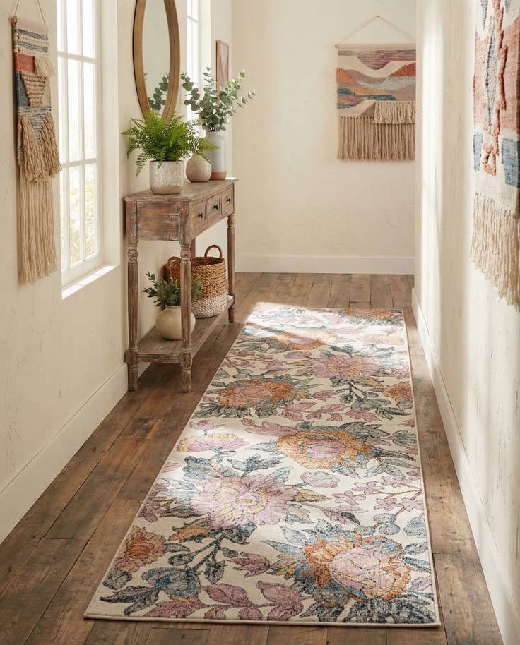Detail image of 2' 7 x 10' Blossom Runner Rug