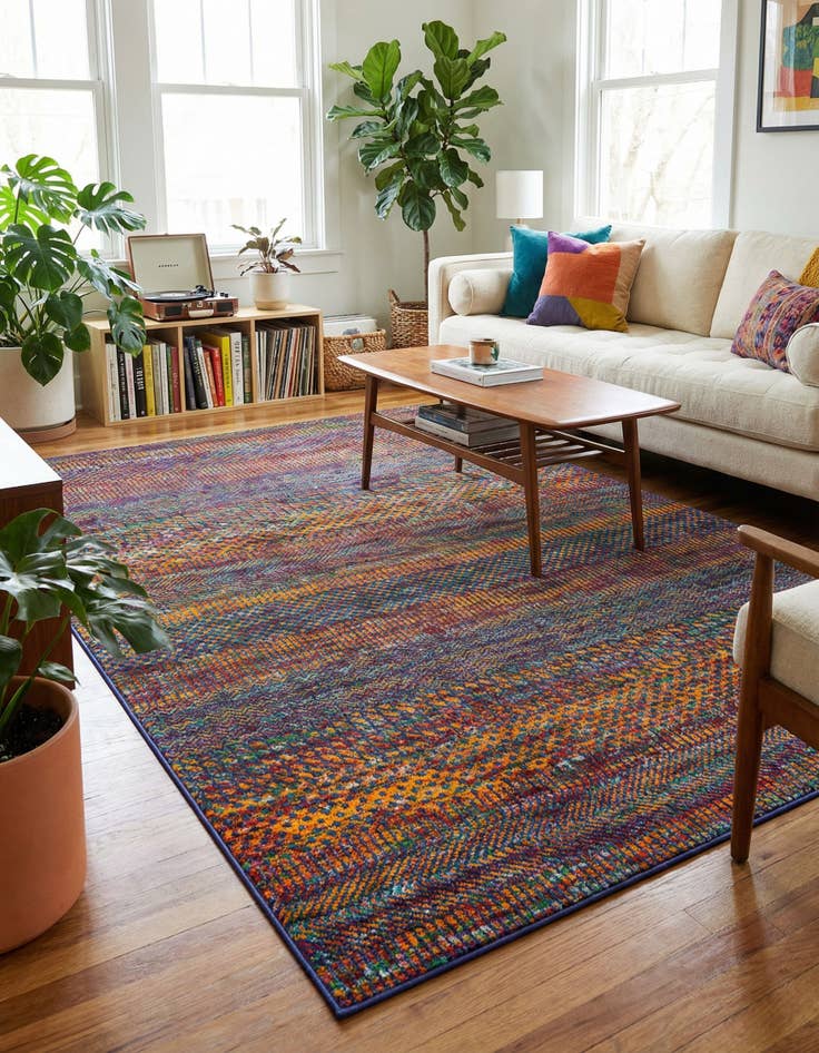 Detail image of 5' 3 x 8' Calypso Rug