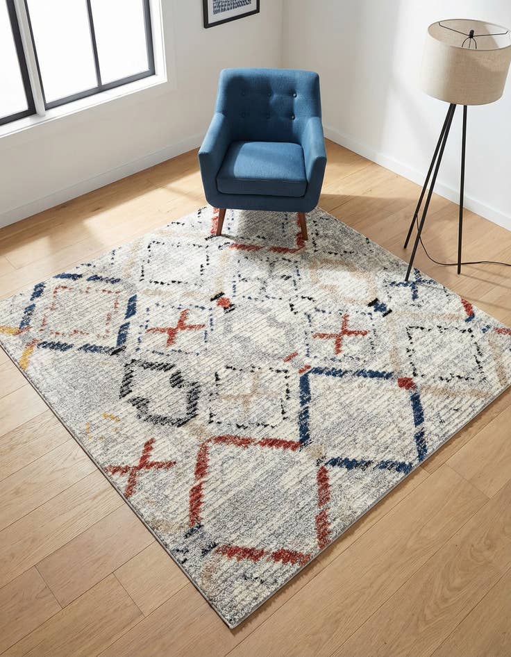 Detail image of 6' x 6' Tucson Square Rug