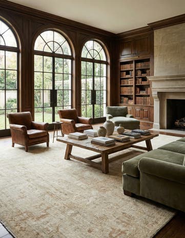 10' 3 x 13' 6 Hand Knotted Oushak Wool Rug