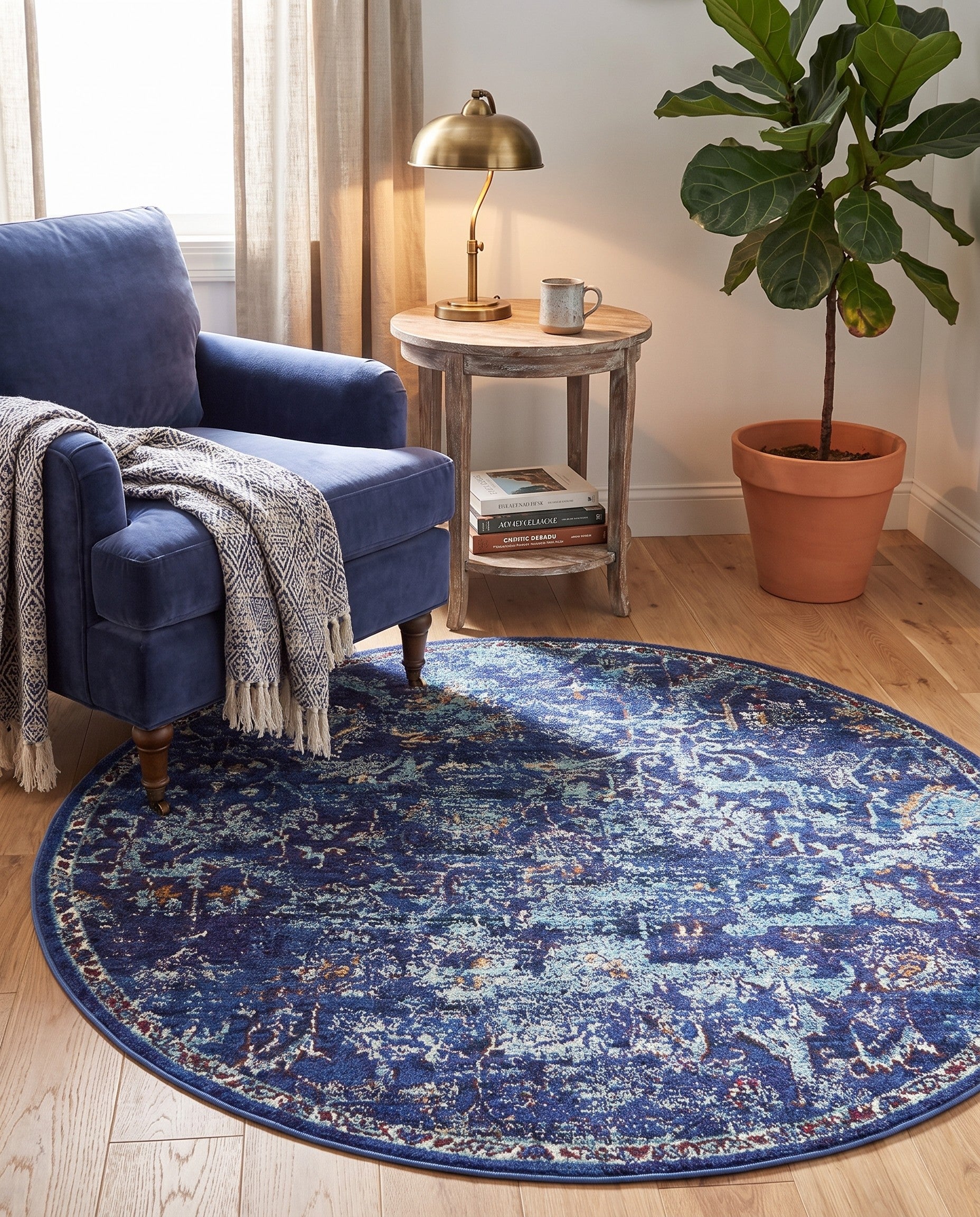 5' x 5' Charlotte Round Rug