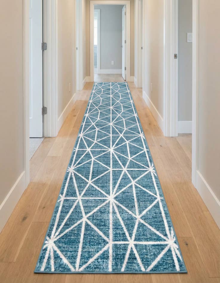 Detail image of 3' x 19' 8 Lattice Trellis Runner Rug