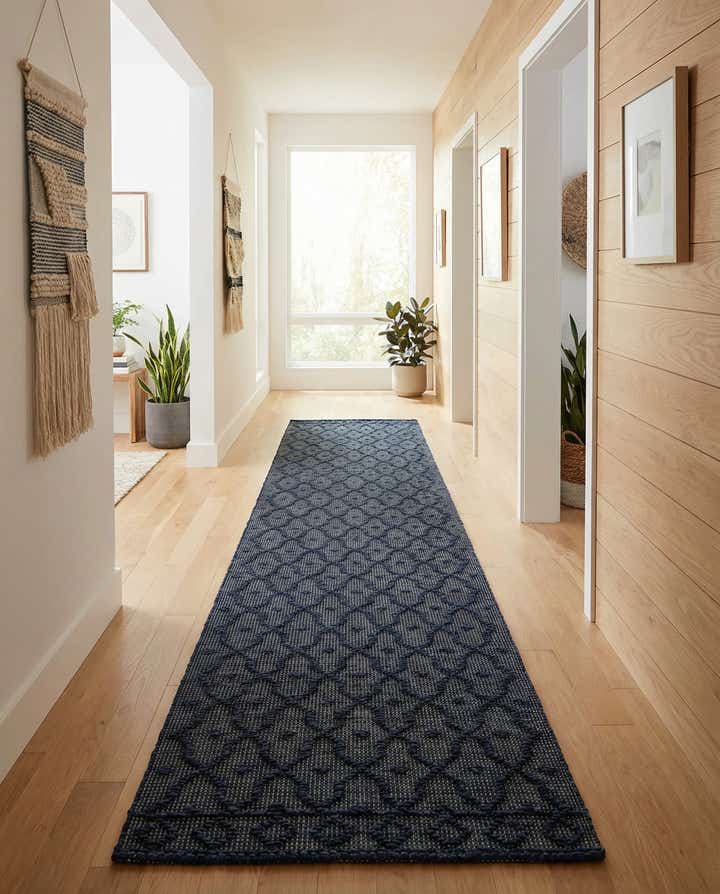 2' 7 x 13' 11 Hand Woven Larsa Jute Runner Rug