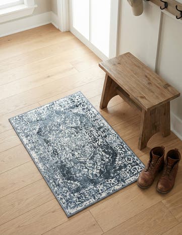 Blue Oxford Rug
