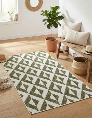 3' x 5' 3 Easy-Clean Jill Zarin Napa Indoor / Outdoor Rug