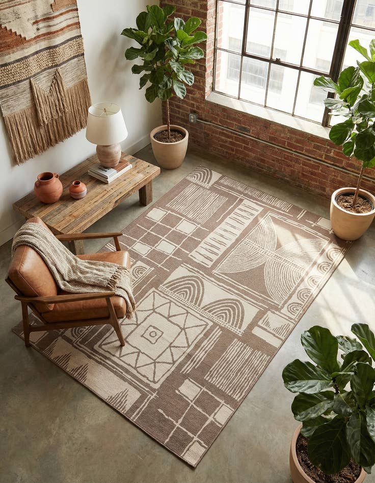 Detail image of 5' 3 x 7' 8 Safari Rug