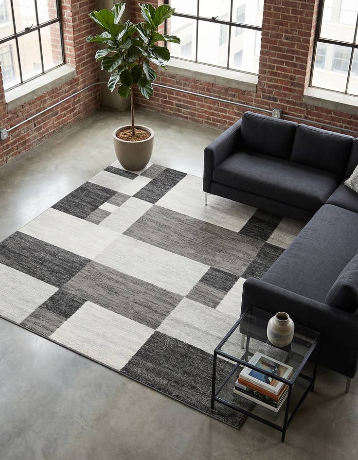 Detail image of 7' 10 x 7' 10 Equinox Square Rug