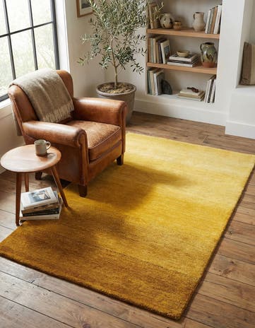 4' 1 x 6' Hand Knotted Kashkuli Gabbeh Wool Rug