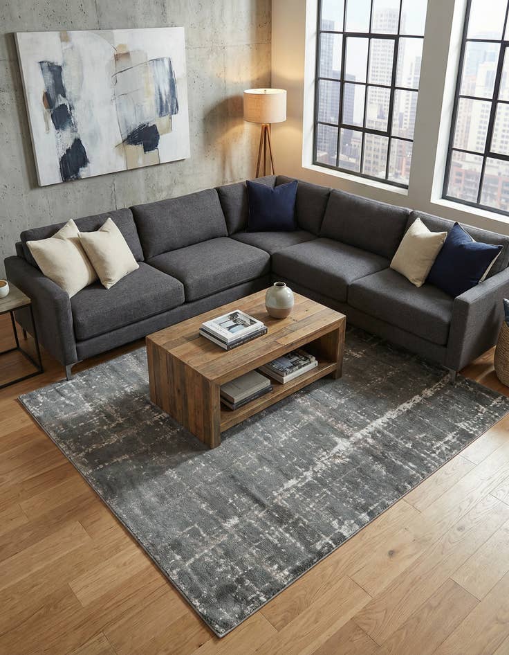 Detail image of Jill Zarin 8' x 10' Uptown Lexington Avenue Rug