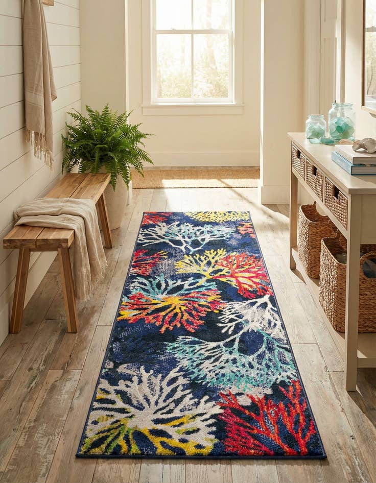 Detail image of 2' x 6' Ariel Runner Rug