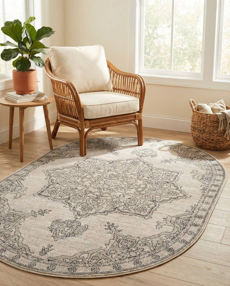 Detail image of 6' x 9' Nyla Oval Rug