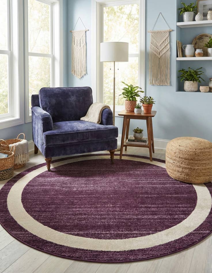 Detail image of 6' x 6' Angelica Round Rug