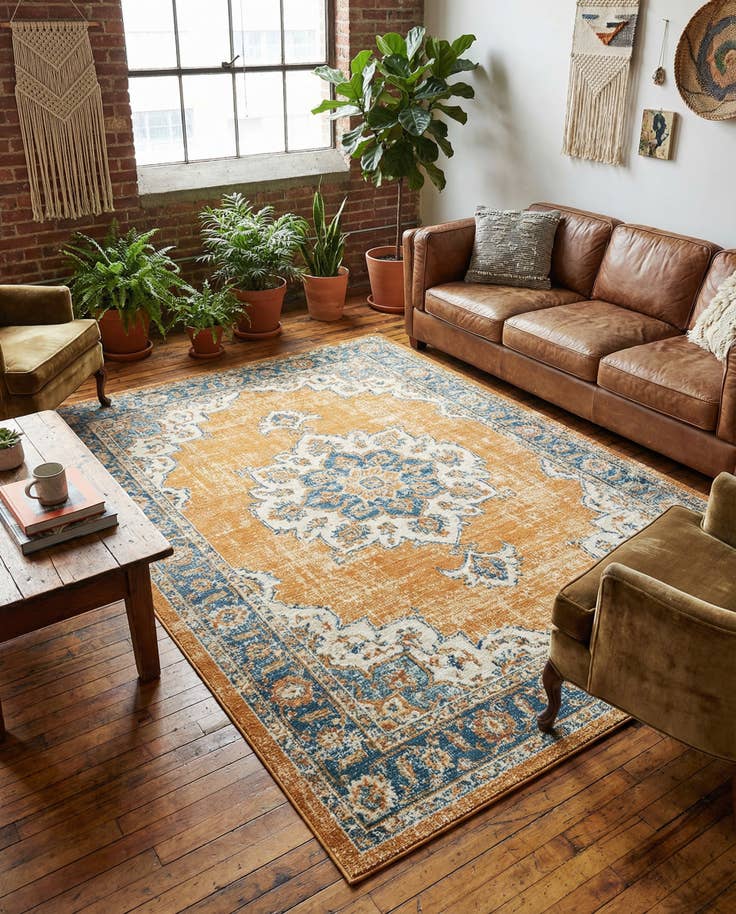 Detail image of 8' x 10' Madeline Vintage Rug