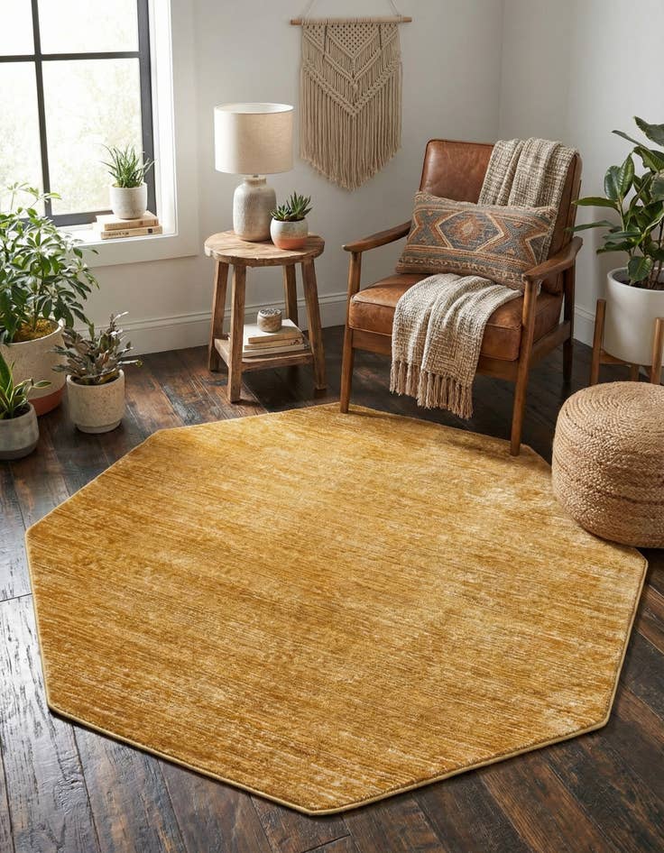 Detail image of 5' 3 x 5' 3 Finsbury Octagon Rug