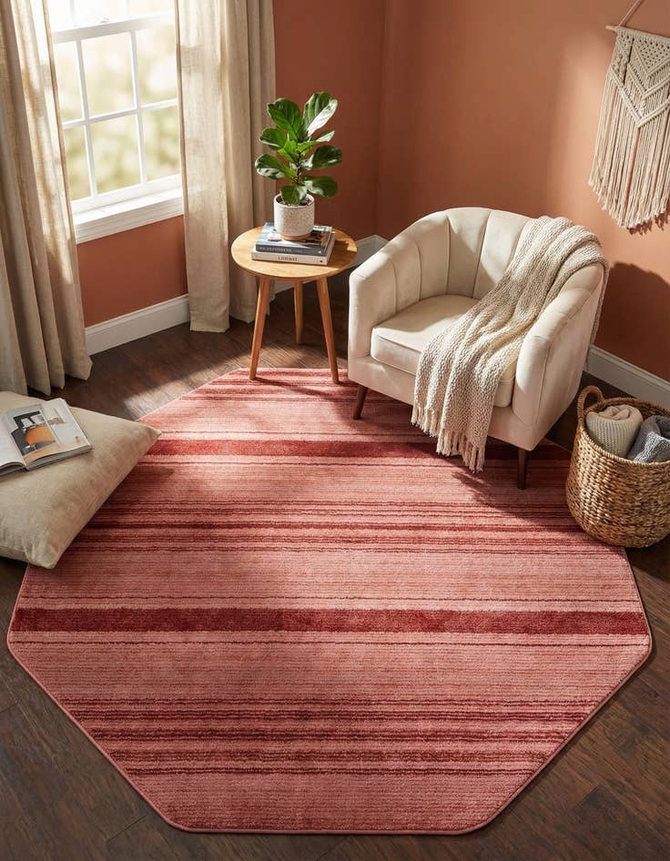 Detail image of 7' 3 x 7' 3 Gemstone Octagon Rug