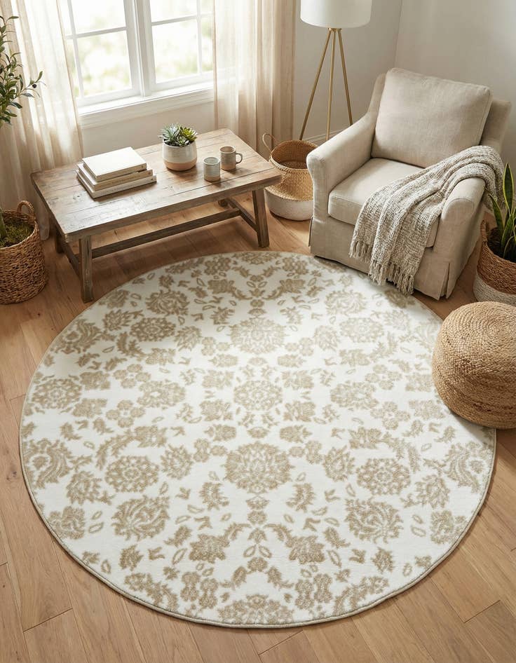 Detail image of 5' x 5' Himalaya Round Rug