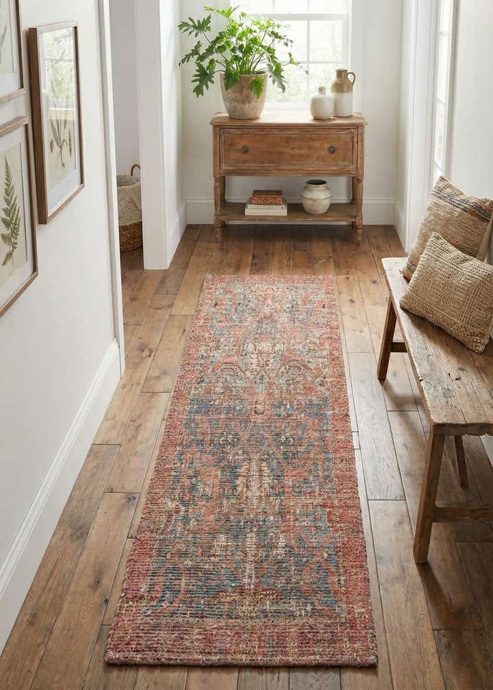 2' 2 x 8' Chenille Jute Runner Rug