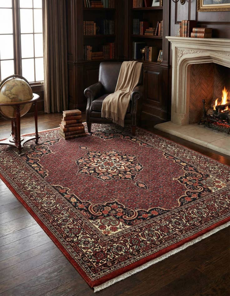 Detail image of 5' 1 x 6' 11 Bidjar Rug