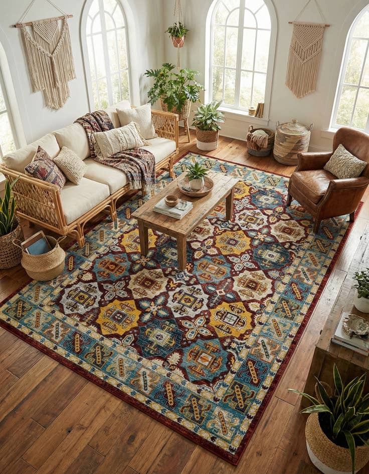 Detail image of 7' x 10' Kamala Washable Rug