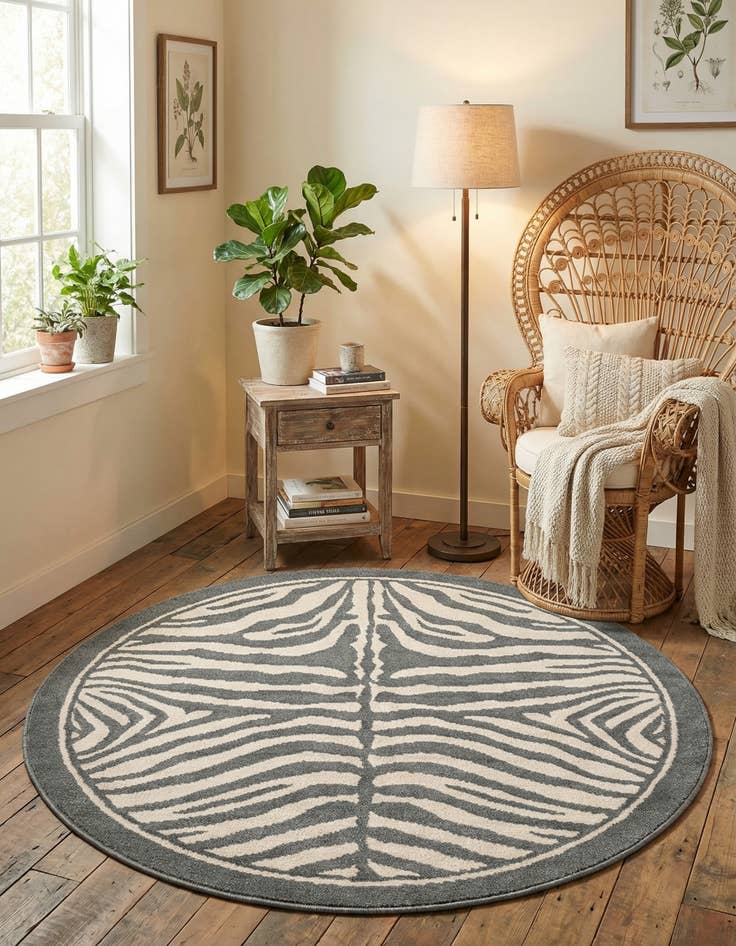 Detail image of  5' x 5' Savannah Round Rug