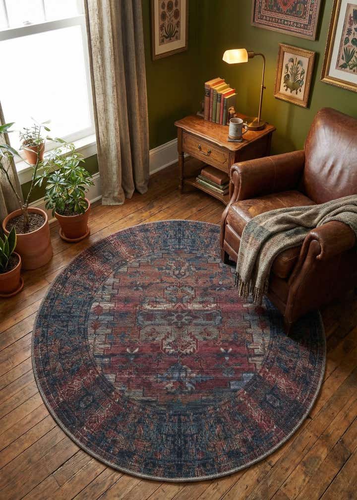 4' x 4' Yara Round Rug