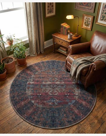 4' x 4' Yara Round Rug