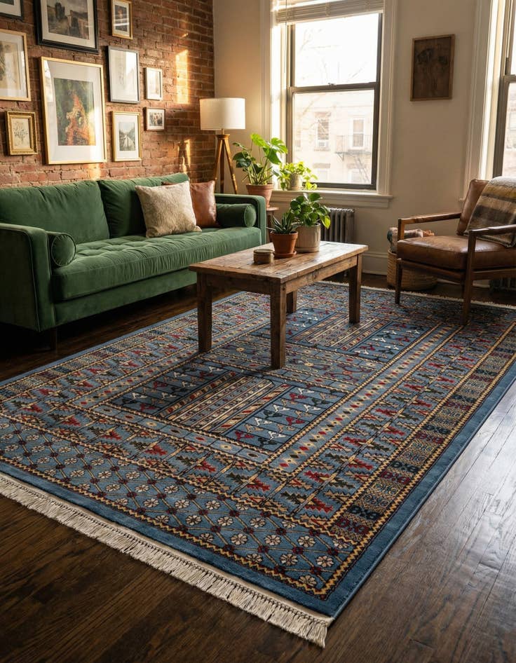 Detail image of 6' x 9' Bokhara Rug