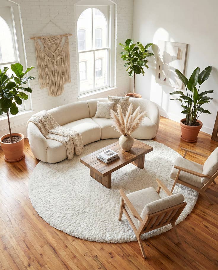 Detail image of 10' x 10' Zermatt Shag Round Rug