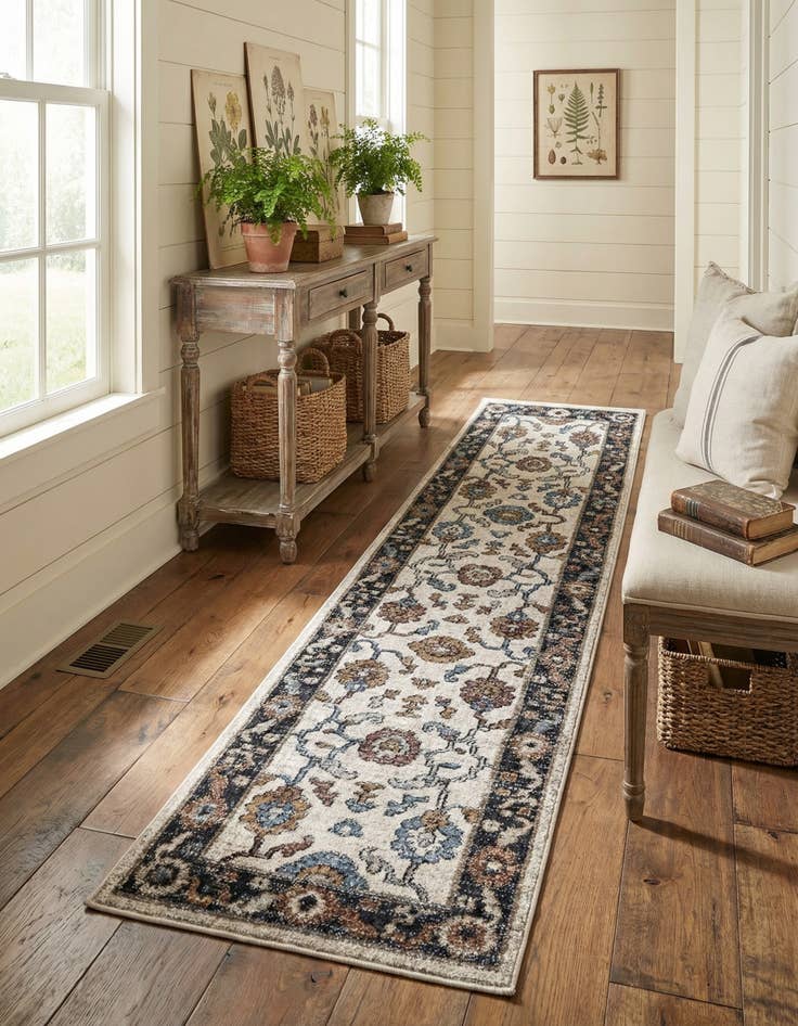 Detail image of 2' x 8' Eco Traditional Runner Rug