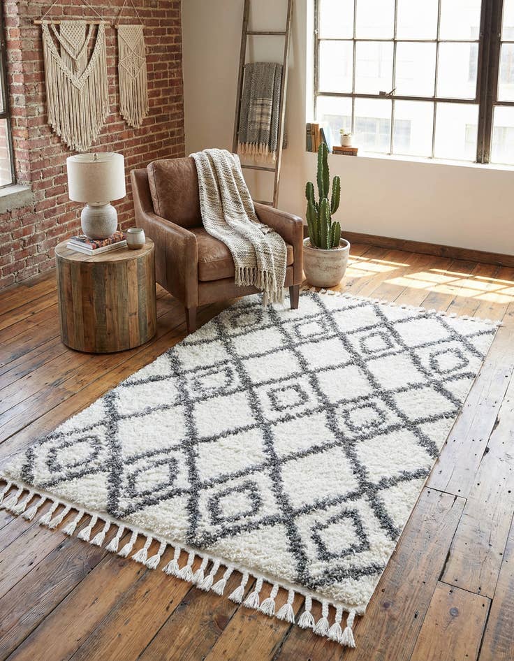 Detail image of 4' x 6' Zermatt Shag Rug