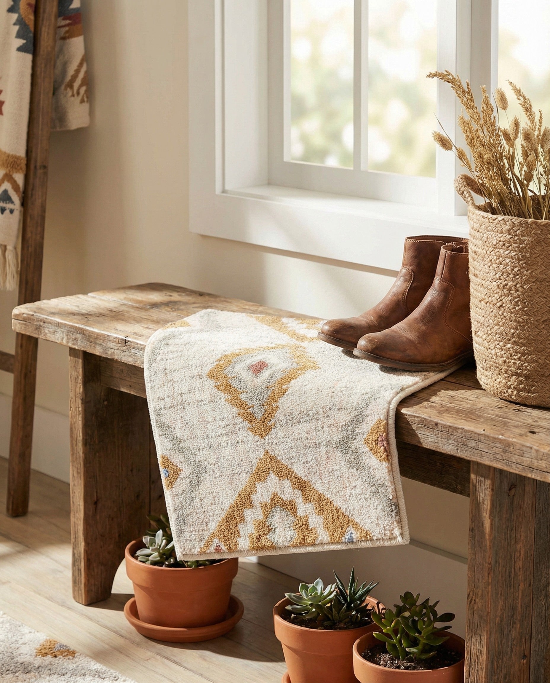 1' 4 x 1' 4 Eco Southwestern Sample Rug