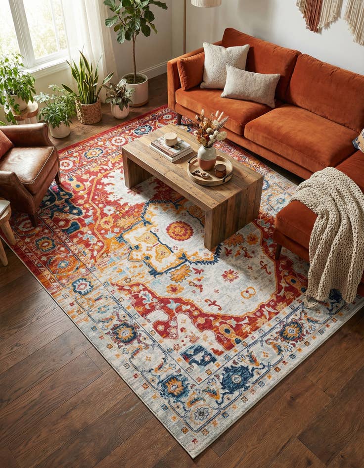 Detail image of 9' x 12' Madeline Vintage Rug