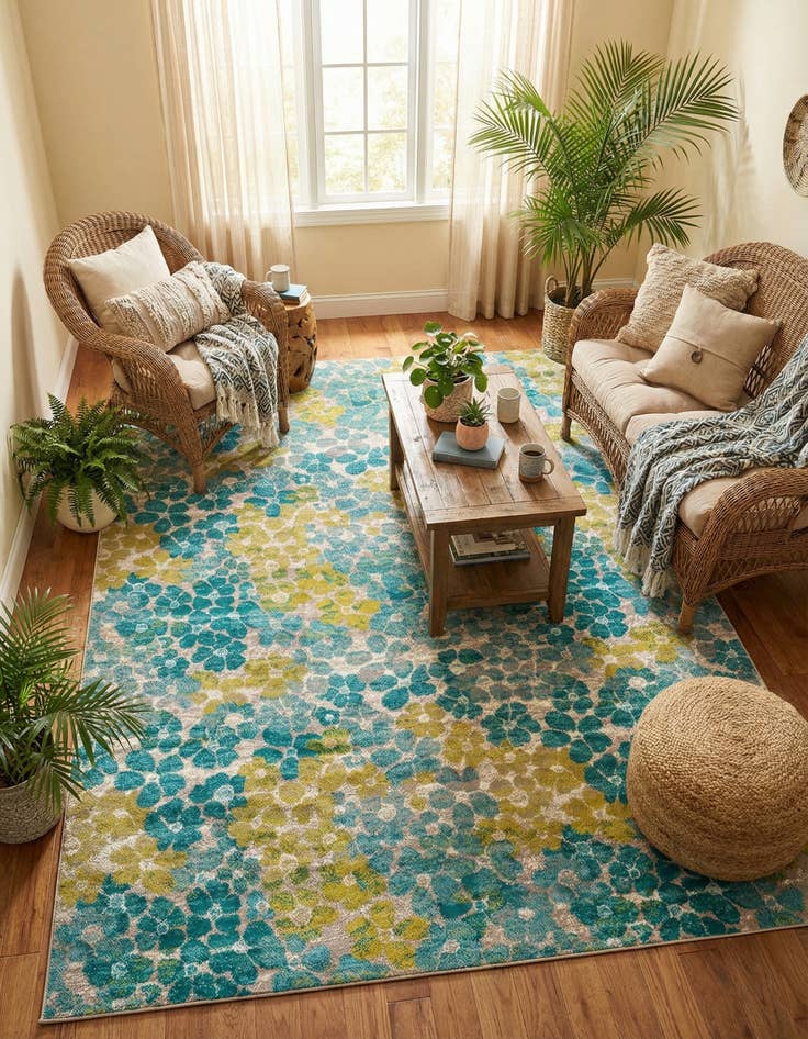 Detail image of 9' x 12' Azalea Rug