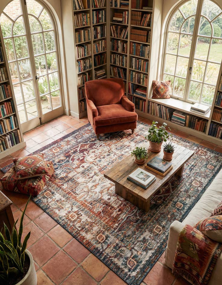 Detail image of 10' x 10' Isabella Square Rug