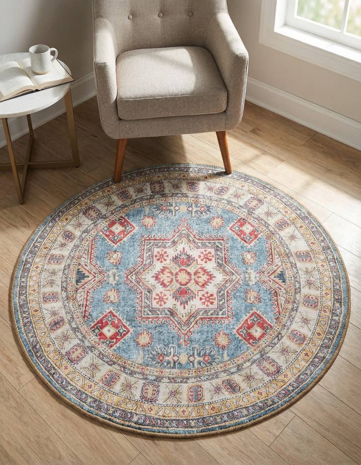 Detail image of 3' 6 x 3' 6 Timeless Round Rug