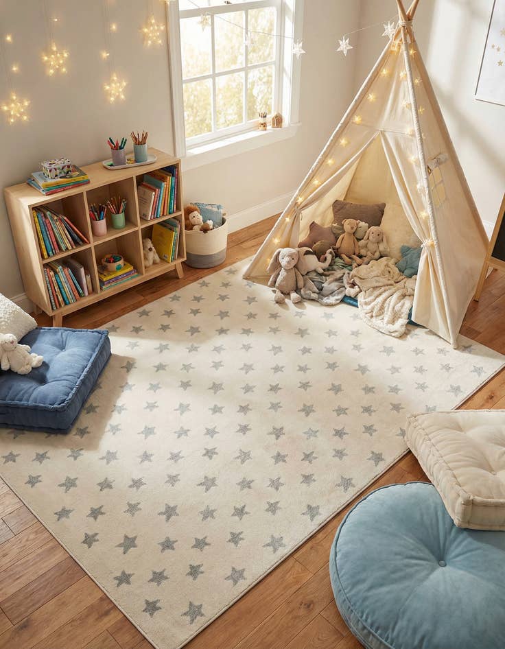 Detail image of 7' 10 x 10' Whimsy Kids Rug