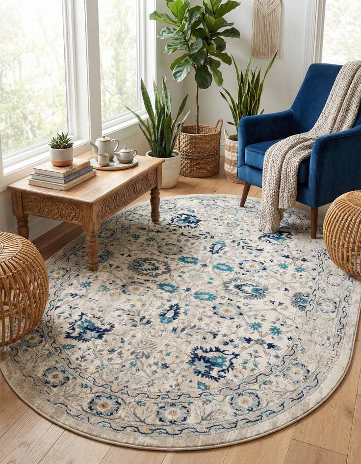 Detail image of 7' 10 x 10' Dahlia Oval Rug